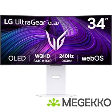 LG Ultragear 34GX90SA-W Wide Quad HD 240Hz Curved OLED, Verzenden, Nieuw, LG