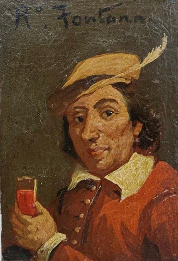 Roberto Fontana (1844-1907), Toegeschreven aan - Bevitore