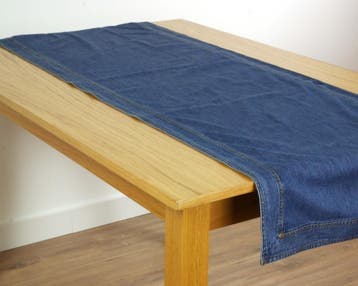 Tafelloper Pichler Jeanny (denim / spijkerstof) - 50x150 cm, Verzenden, Nieuw, Rechthoek, Binnen