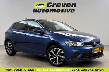 Volkswagen Polo 1.0 TSI Life | Airco | Virtual | Cruise |, Automaat, Euro 6, Adaptieve lichten, Blauw