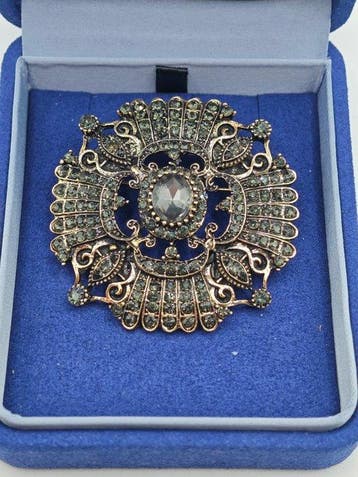 Zonder minimumprijs - Broche Speld van 925 sterlingzilver,