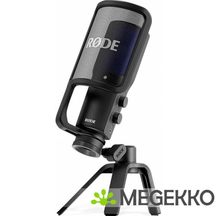 RDE Rode NT-USB+ Zwart PC-microfoon, Muziek en Instrumenten, Microfoons, Nieuw, Verzenden
