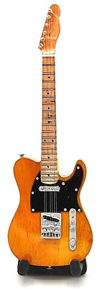 Baby miniatuur replica Telecaster gitaar 15cm B. Springsteen, Ophalen of Verzenden, Nieuw, Pop, Beeldje of Miniatuur
