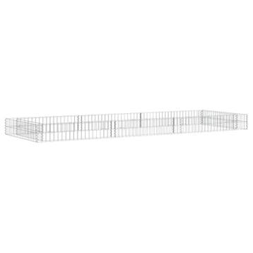 vidaXL Gabion plantenbak verhoogd 300x100x20 cm, Minder dan 30 cm, 100 cm of meer, Verzenden, Nieuw