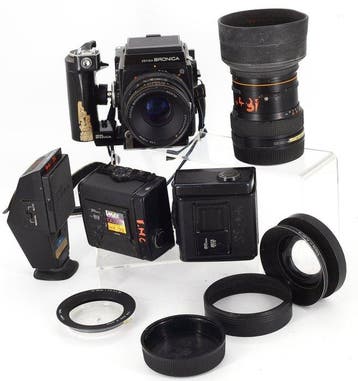 Zenza Bronica with unique provenance SQ-A + Zenzanon-S, Nieuw