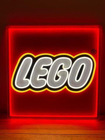 Lichtbord - Grote LEGO-neonreclame - Plexi