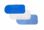 Badmat anti-slip lichtblauw 75x35cm Atlantis, Ophalen of Verzenden, Nieuw