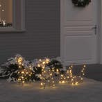 vidaXL Rendier trek slede met 160 LED Warmwit 53 x 28 x 33, Diversen, Kerst, Verzenden, Nieuw