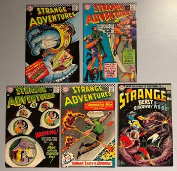 Strange Adventures #194, 195, 196, 198, 220 - 5 Comic -, Nieuw