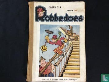 Baard en Kale - Robbedoes album 7 - 1941, Eén stripboek, Verzenden, Gelezen, Antoine, Marcel, Dineur, Fernand, Dumoulin, Blanche, Gillain, Joseph, Harman, Fred, Kaiser, Kurt, May, Karl, R. N., Ram, Albrecht, Siegel, Jerome, Vanhamme, François, Velter, Robert.