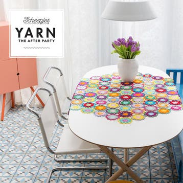 Haakpatroon Tafelkleed Garden Room Tablecloth met bloemenm, Ophalen of Verzenden, Nieuw