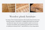 Console tafelblad BARRACUDA 140x45cm teakhout - 44374, Ophalen of Verzenden, Nieuw