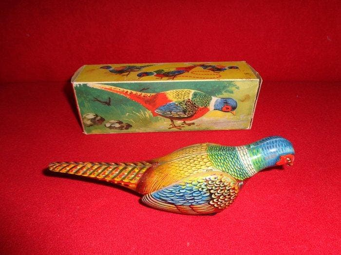 Köhler - Blikken speelgoed - singender und pickender vogel, Antiek en Kunst, Antiek | Speelgoed