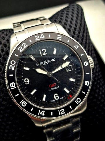 Montblanc - 1858 GMT Automatic - MB129615 - Heren - 2020+, Nieuw