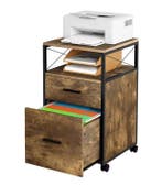 Mobiele Archiefkast met 2 Lades – 69 cm Licht Eiken, Verzenden, Nieuw
