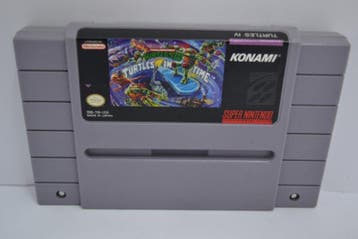 Teenage Mutant Ninja Turtles IV - Turtles in Time (SNES USA), 2 spelers, Verzenden, Zo goed als nieuw