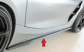 Side skirt aanzetstuk | geschikt voor BMW | Z4 Roadster 2019, Auto-onderdelen, Carrosserie en Plaatwerk, Verzenden, Nieuw, BMW