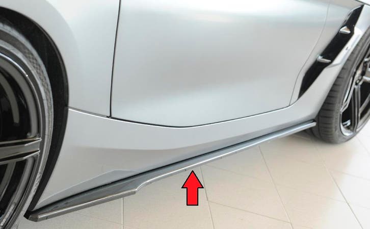 Side skirt aanzetstuk | BMW | Z4 Roadster 2019-, 2d cabriole, Auto-onderdelen, Carrosserie en Plaatwerk, Nieuw, BMW, Verzenden