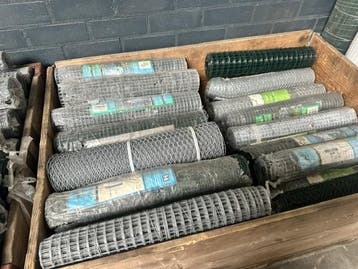 Kippengaas - Volièregaas 50 cm hoog | €8 p.s. | Zelf uitzoek, Tuin en Terras, Ophalen of Verzenden, Nieuw, 10 tot 20 meter, Gaas