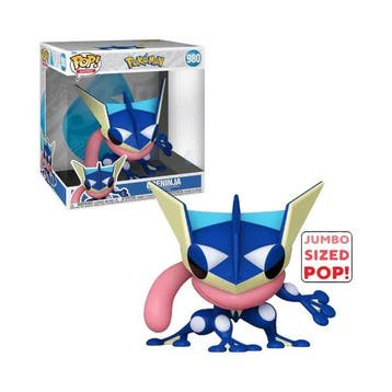 Funko POP  Jumbo Pokemon  Greninja 10 SE  980 [NO Sticker], Verzamelen, Poppetjes en Figuurtjes, Verzenden, Nieuw