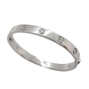 Cartier - Armband - Love - 18 karaat Witgoud - 6 diamanten, Nieuw