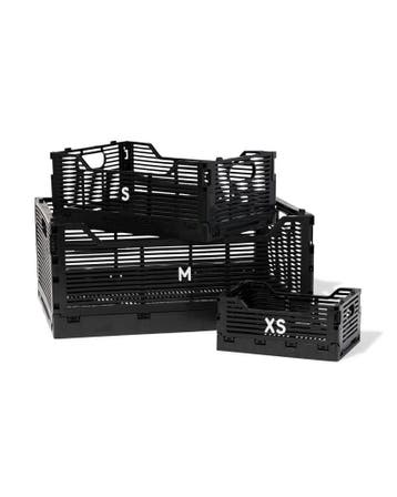 HEMA Klapkrat letterbord recycled zwart, Verzenden, Nieuw