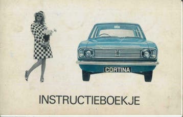 1966 Ford Cortina Instructieboekje Handleiding Nederlands, Verzenden