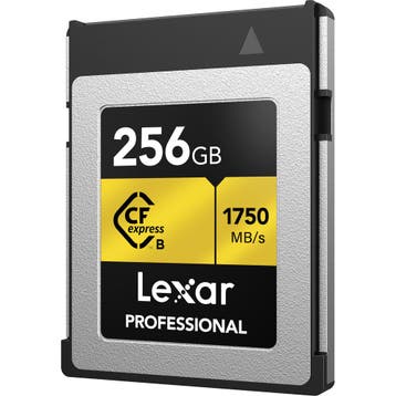 Lexar CFexpress Pro Type B Gold Series 256GB - 1750MB/s, Audio, Tv en Foto, Fotografie | Geheugenkaarten, Ophalen of Verzenden