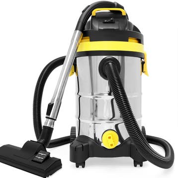 Stofzuiger Nat en Droog 30 ltr / 2200 Watt (Voor in Huis), Witgoed en Apparatuur, Stofzuigers, Verzenden, Nieuw