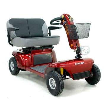 Scootmobiel Duo Twincat II Gebruikt Met Garantie!, Ophalen of Verzenden, Zo goed als nieuw, Shoprider