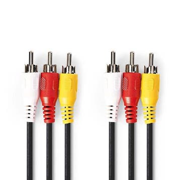 Composiet AV kabel | Nedis | 10 meter, Verzenden, Nieuw
