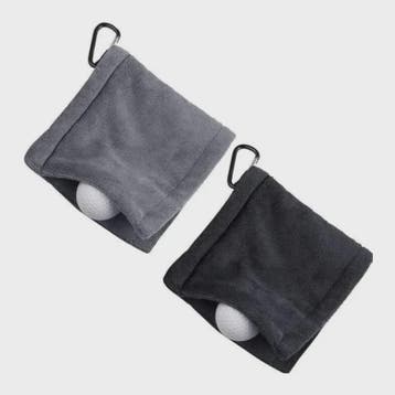 Golf Handdoek 14x14cm met Karabijnhaak - Hoge Waterabsorptie, Sport en Fitness, Verzenden, Nieuw