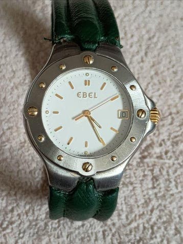 Ebel - Sportwave - 6187631 / 93116720 - Heren - 1989, Nieuw