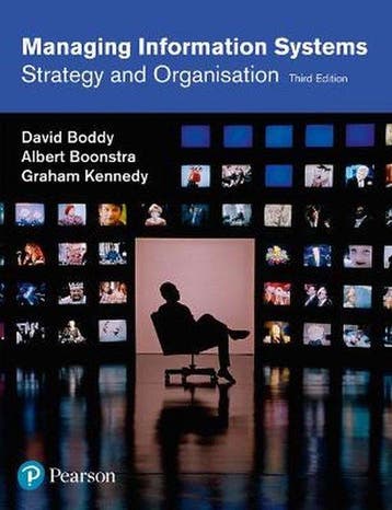 Managing Information Systems - Boddy David 9780273716815, Verzenden, Zo goed als nieuw, Boddy David