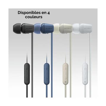 Sony WI-C100 Draadloze Oordopjes - tot 25 Uur Batterijduu..., Verzenden, Nieuw