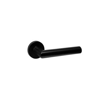 Intersteel Sicura deurkruk op rozet - zwart, Verzenden, Nieuw