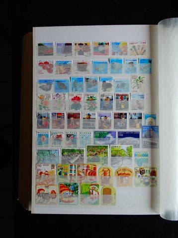 Japan 1970/2026 - album met ongeveer 3000 postzegels modern, Gestempeld