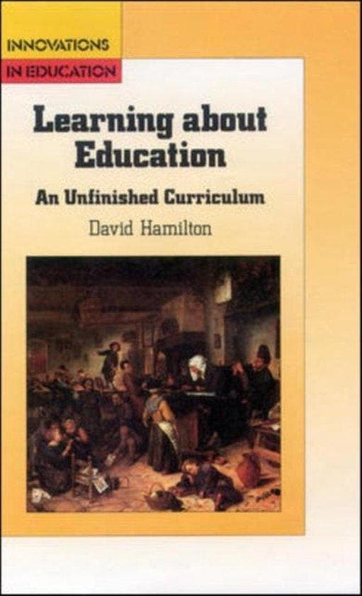 LEARNING ABOUT EDUCATION 9780335095858 David Hamilton, Boeken, Taal | Engels, Gelezen, Verzenden
