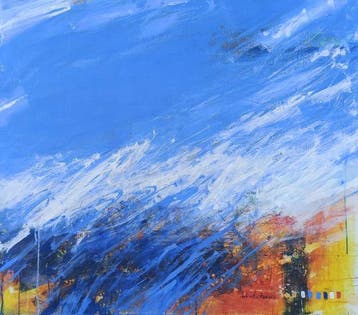Antonio Civitarese - BREZZA DI MARE _tempera grassa_90x80cm_