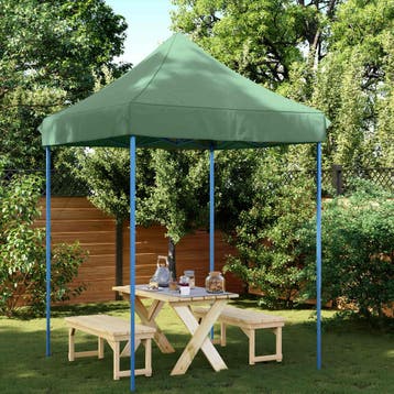 vidaXL Partytent 200 x 200 x 306 cm Groen Oxford Stof, Verzenden, Nieuw, Partytent