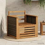 vidaXL Buiten Midden Sofa Naturel, Verzenden, Nieuw