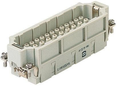Harting Han Ee 46 Pin Mannelijke Crimp Connector 16A -, Doe-het-zelf en Verbouw, Elektra en Kabels, Overige typen, Nieuw, Verzenden