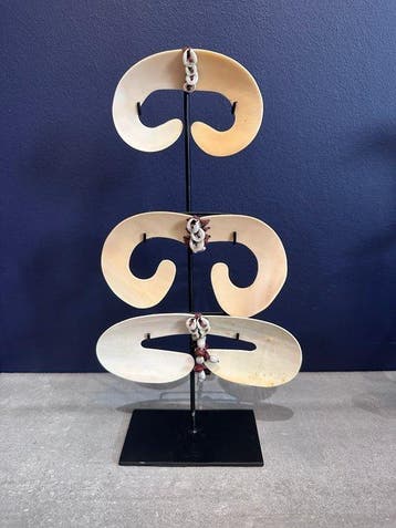 Decoratief ornament - Indonesië - “Septum Tusk”, Antiek en Kunst