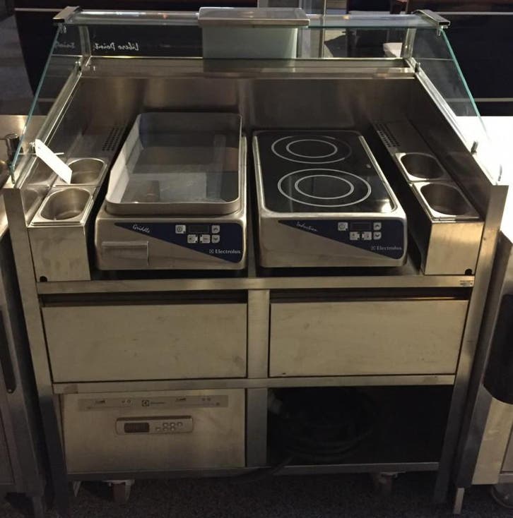 Occasion Libero - buffet-lijn (3 delig), Zakelijke goederen, Horeca | Keukenapparatuur, Gebruikt, Fornuis, Frituur en Grillen