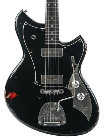 Novo Serus J Bull Black over 64 3 Tone Sunburst Medium Aged, Ophalen of Verzenden, Nieuw, Solid body