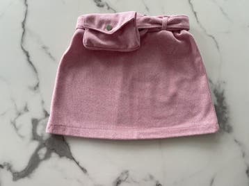 Meisjes rok met riem Oud Roze, Verzenden, Nieuw, Overige maten