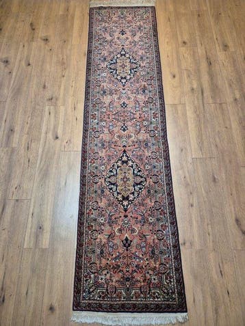Exclusieve Ghom-stijl loper met kurkwol – elegante, Nieuw