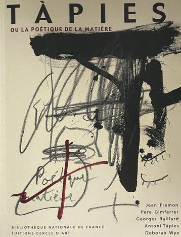 Antoni Tàpies : La Poétique De La Matière., Ophalen of Verzenden, Nieuw