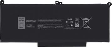 Dell F3YGT Laptop Accu - 60Wh | Retourdeal 33% Korting, Ophalen of Verzenden, Zo goed als nieuw, ASUNCELL