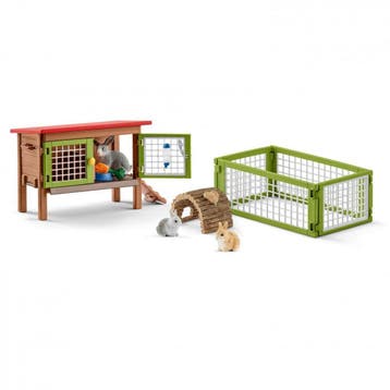 Schleich Farm World - Konijnenhok S van €23,99 voor €11,99, Ophalen of Verzenden, Nieuw